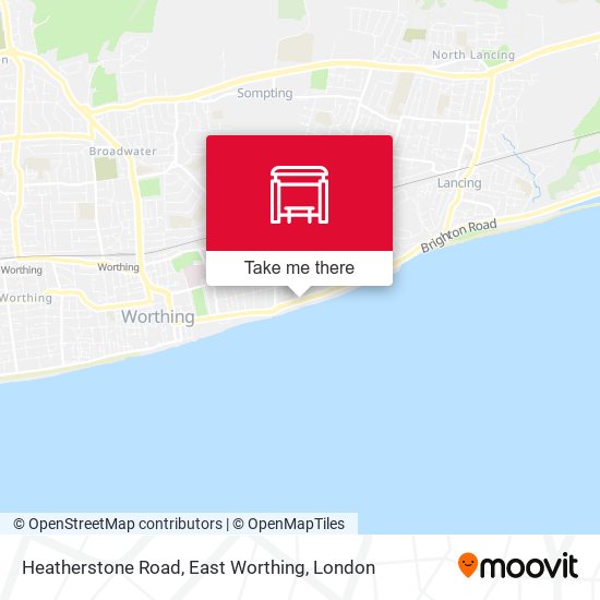 Heatherstone Road, East Worthing map