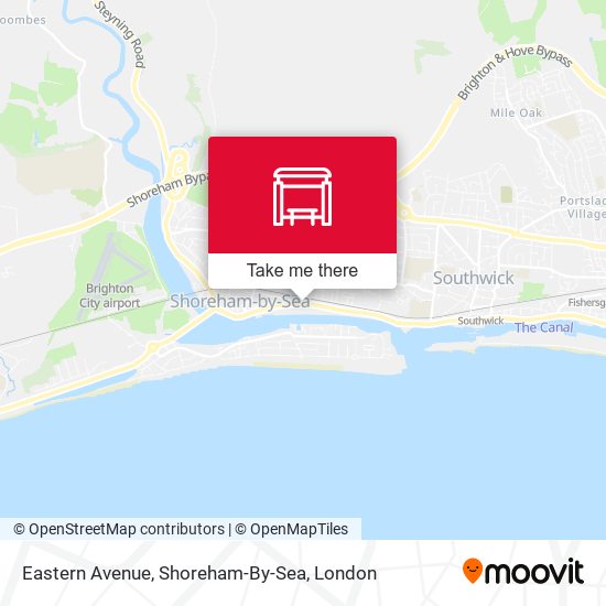 Eastern Avenue, Shoreham-By-Sea map