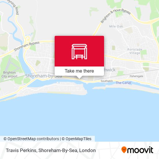 Travis Perkins, Shoreham-By-Sea map