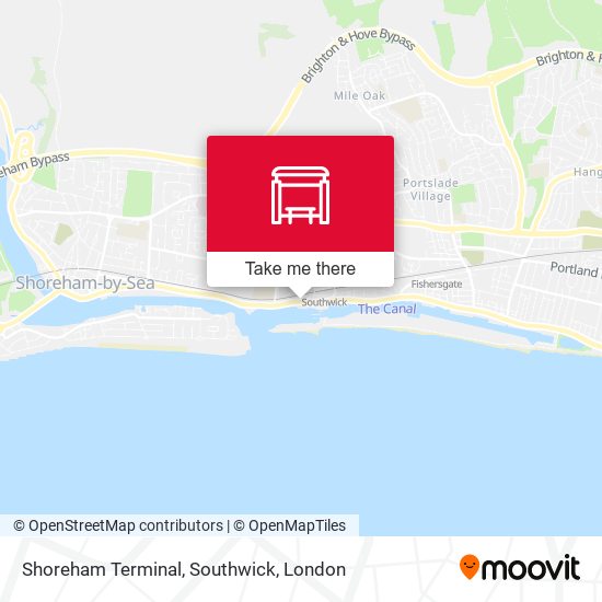 Shoreham Terminal, Southwick map