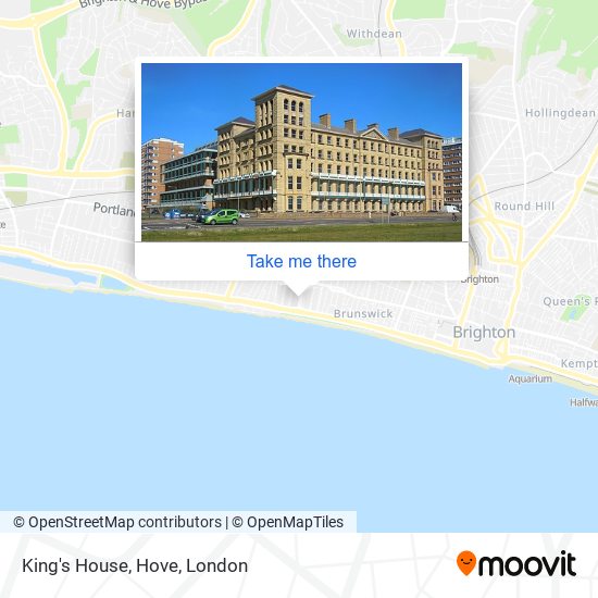 King's House, Hove map