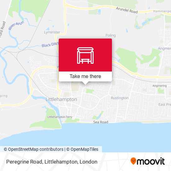 Peregrine Road, Littlehampton map