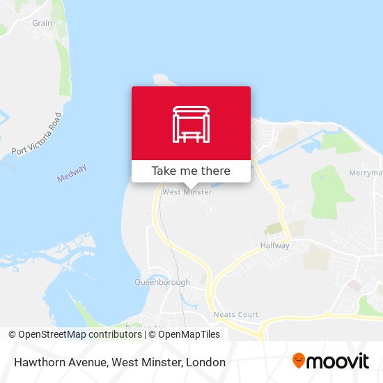 Hawthorn Avenue, West Minster map