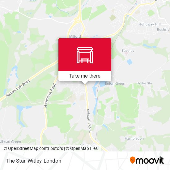 The Star, Witley map