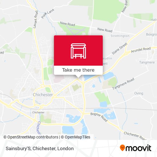 Sainsbury'S, Chichester map