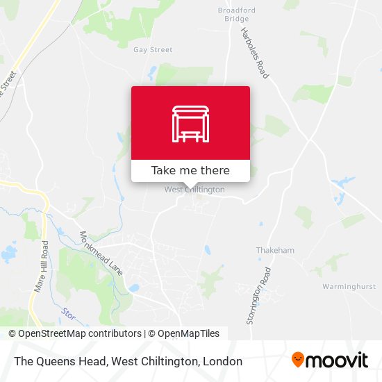The Queens Head, West Chiltington map