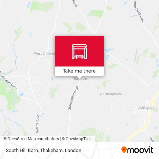 South Hill Barn, Thakeham map