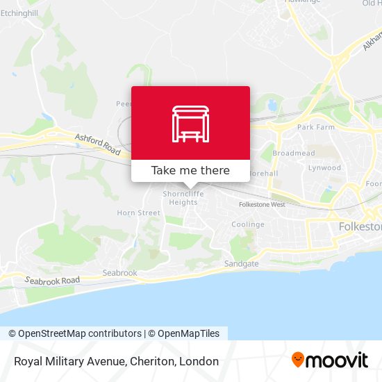 Royal Military Avenue, Cheriton map