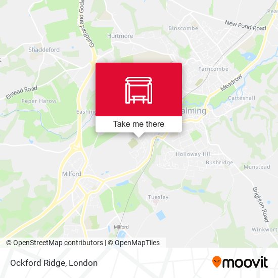Ockford Ridge map