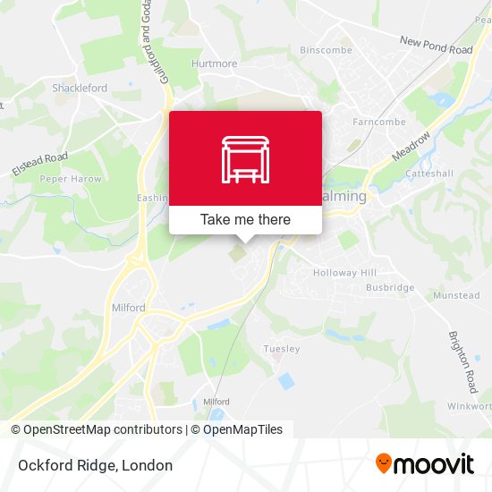 Ockford Ridge map