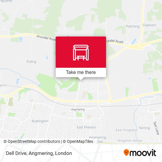 Dell Drive, Angmering map