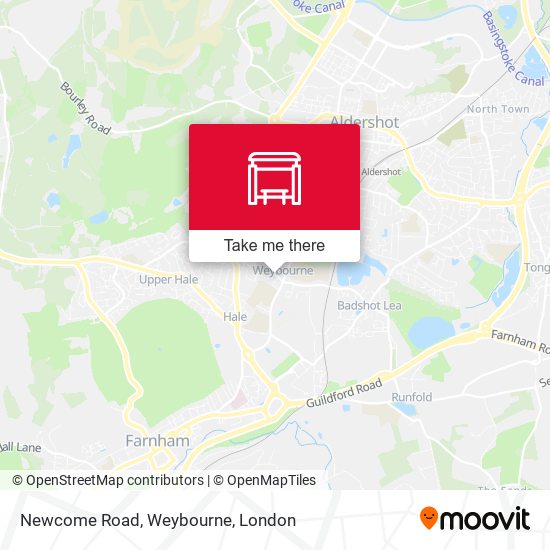 Newcome Road, Weybourne map