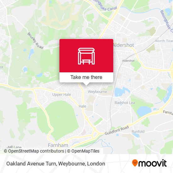 Oakland Avenue Turn, Weybourne map