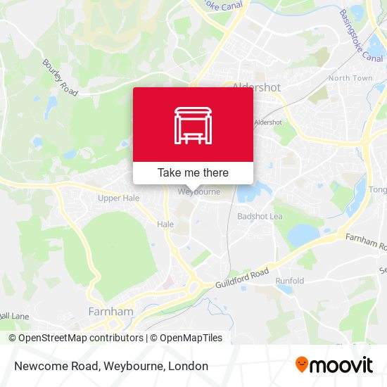 Newcome Road, Weybourne map