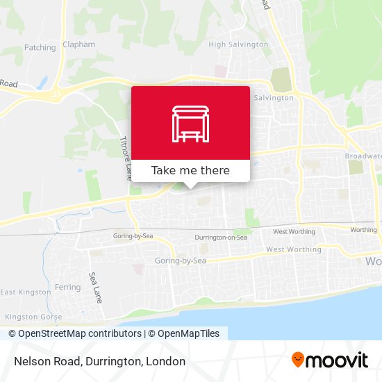 Nelson Road, Durrington map