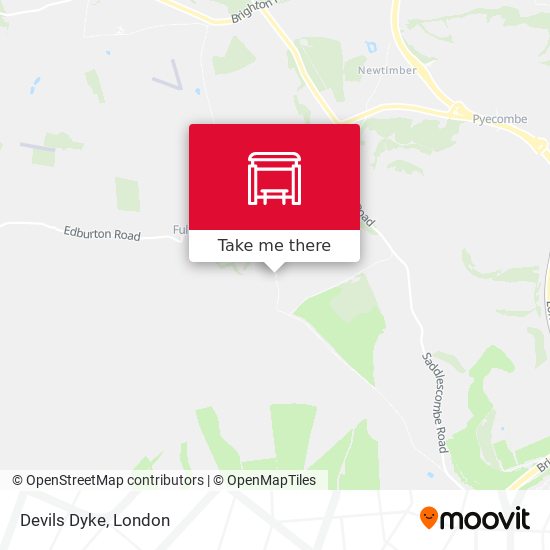 Devils Dyke map