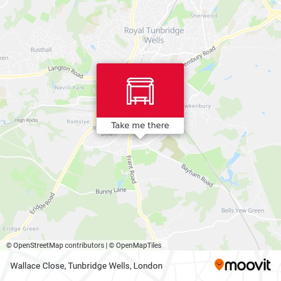 Wallace Close, Tunbridge Wells map