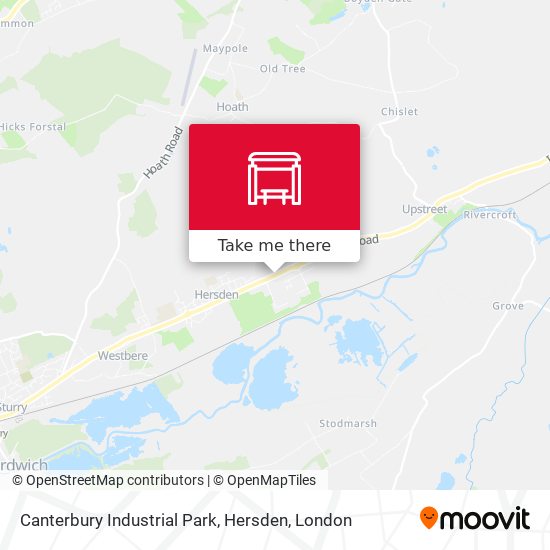 Canterbury Industrial Park, Hersden map