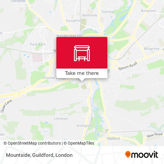 Mountside, Guildford map
