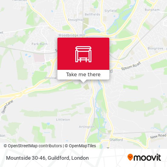 Mountside 30-46, Guildford map