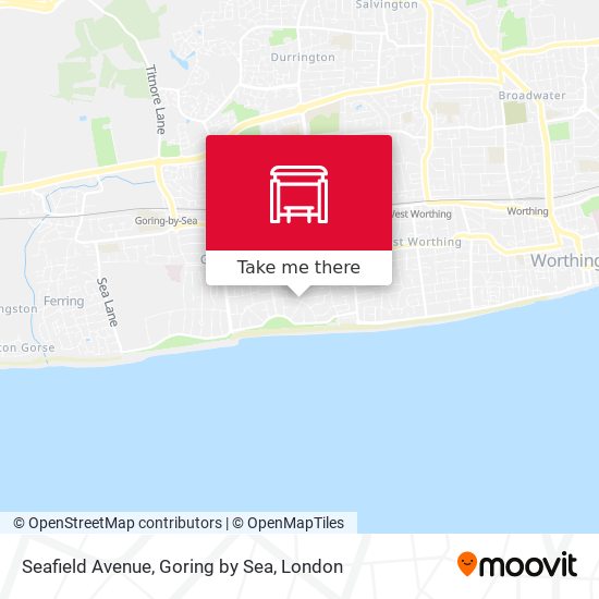 Seafield Avenue, Goring by Sea map