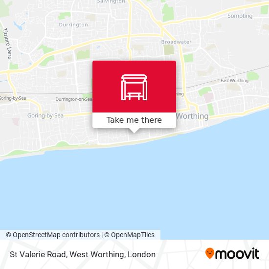 St Valerie Road, West Worthing map