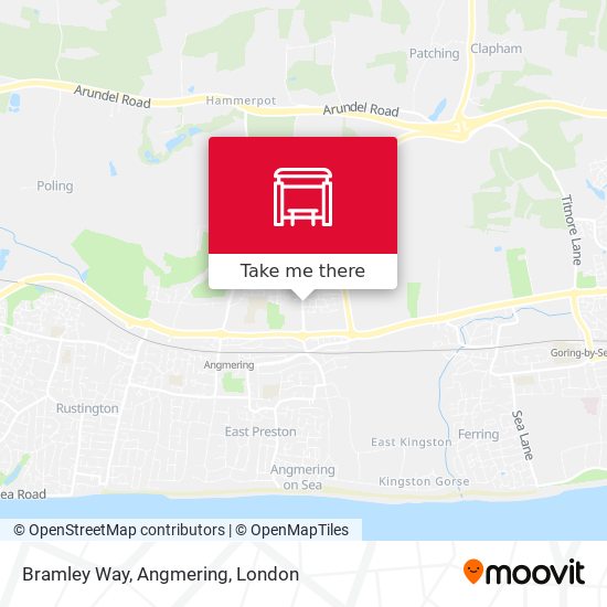 Bramley Way, Angmering map