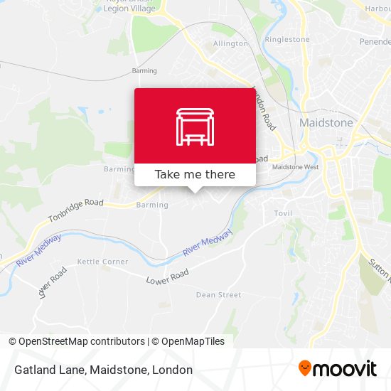 Gatland Lane, Maidstone map