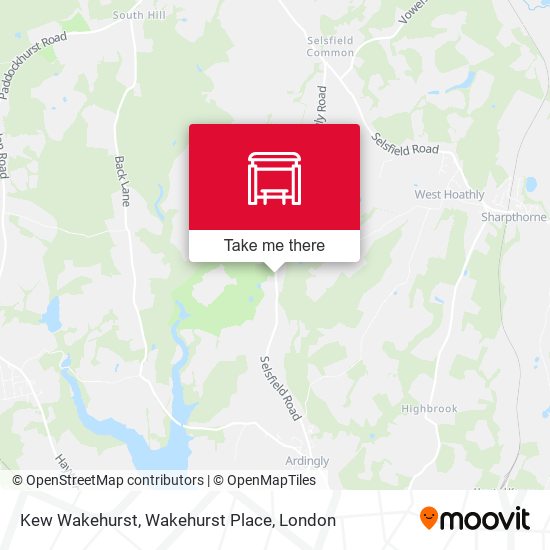 Kew Wakehurst, Wakehurst Place map