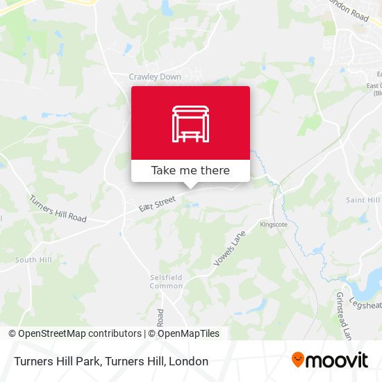Turners Hill Park, Turners Hill map