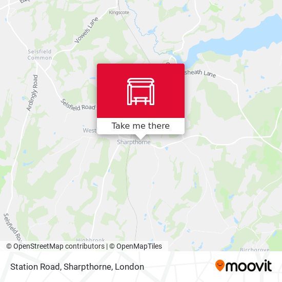 Station Road, Sharpthorne map