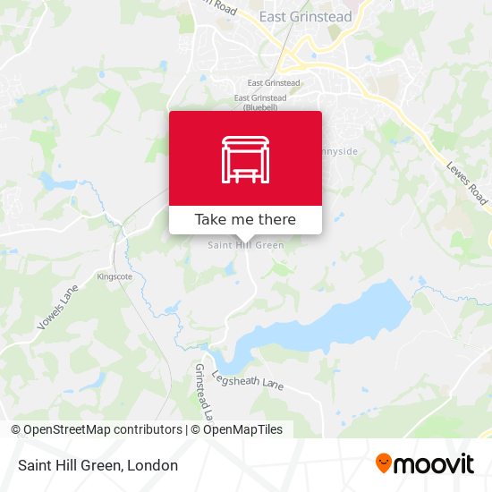 Saint Hill Green map