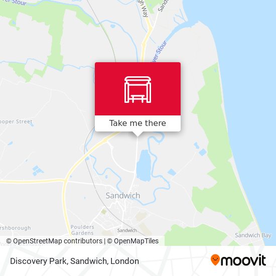Discovery Park, Sandwich map