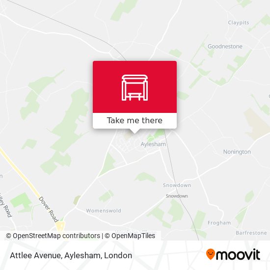 Attlee Avenue, Aylesham map