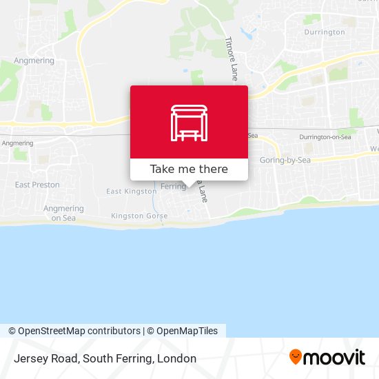 Jersey Road, South Ferring map