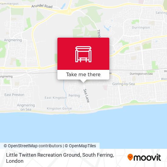 Little Twitten Recreation Ground, South Ferring map