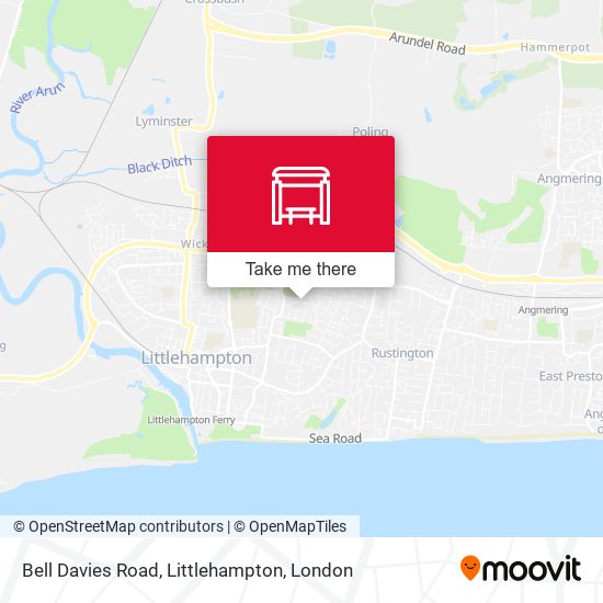 Bell Davies Road, Littlehampton map