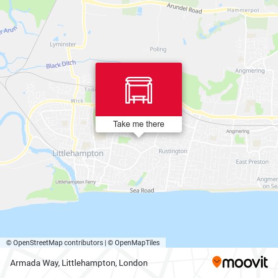 Armada Way, Littlehampton map
