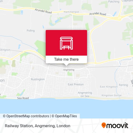 Railway Station, Angmering map