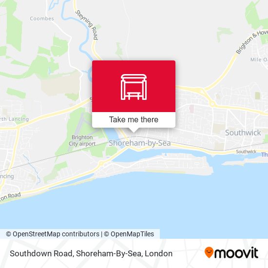 Southdown Road, Shoreham-By-Sea map