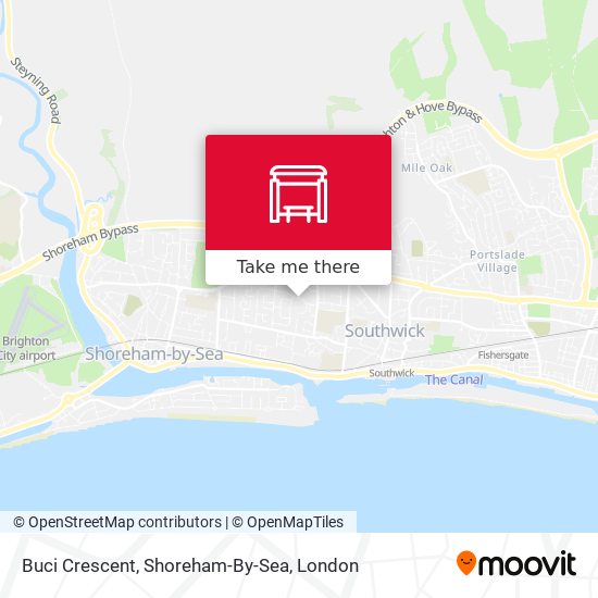 Buci Crescent, Shoreham-By-Sea map