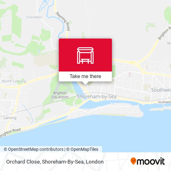 Orchard Close, Shoreham-By-Sea map