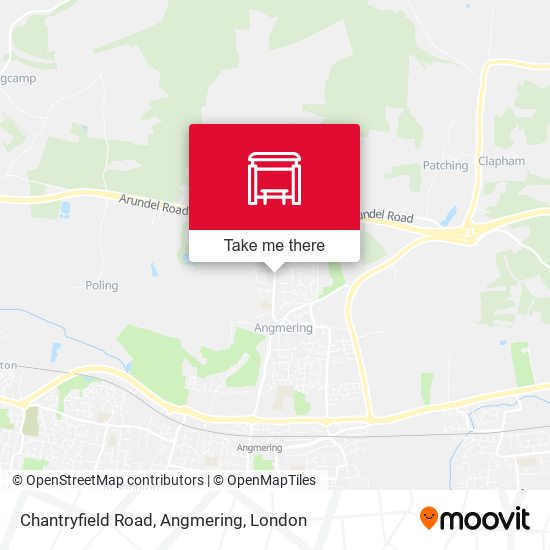Chantryfield Road, Angmering map