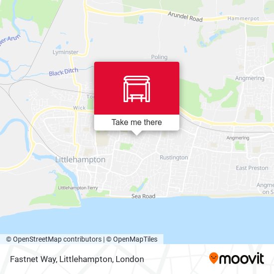 Fastnet Way, Littlehampton map