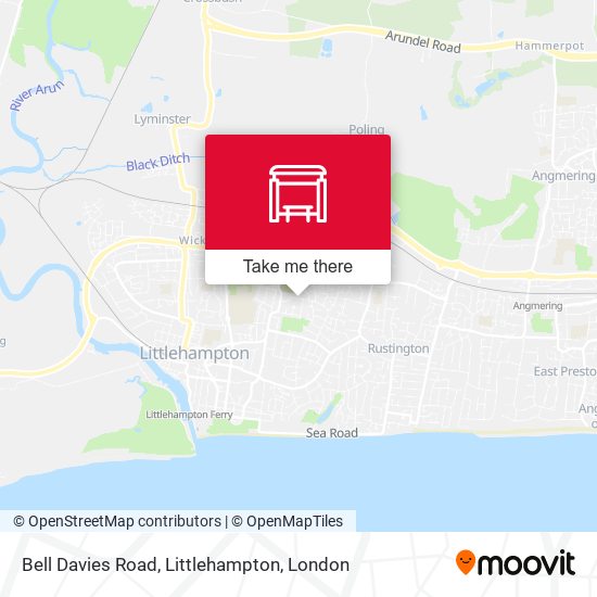 Bell Davies Road, Littlehampton map