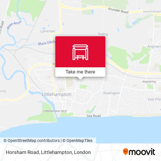 Horsham Road, Littlehampton map