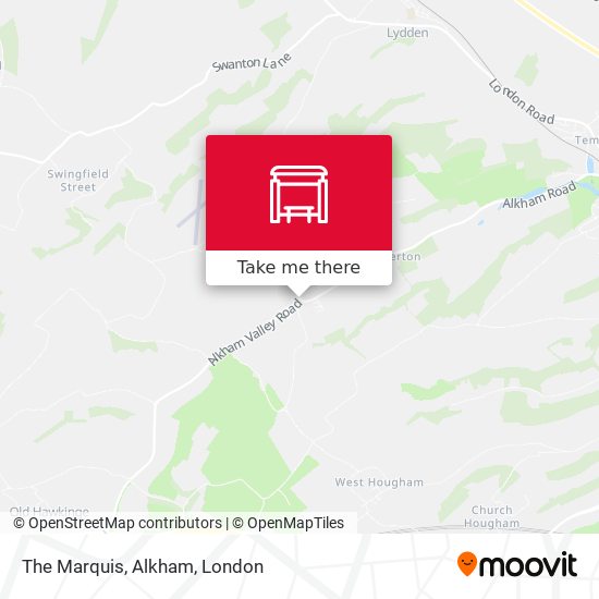The Marquis, Alkham map