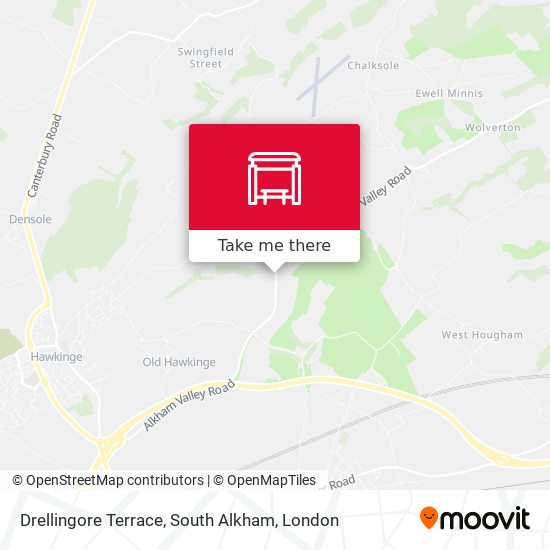 Drellingore Terrace, South Alkham map