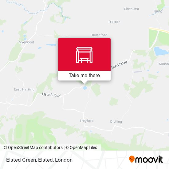 Elsted Green, Elsted map