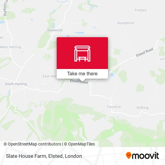 Slate House Farm, Elsted map